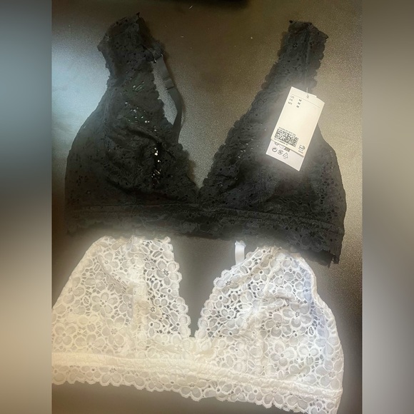 H&M 2-pack Soft-cup Lace Bras - Picture 3 of 7